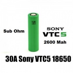 Sony US18650 VTC6 3000mAh 15-30A 3.7V