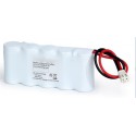 Ni-Cd High Temperature battery Pack 6.0V 1800mAh for Emergency Lights etc.