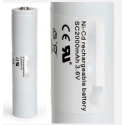 Ni-Cd Battery pack 3.6V 2000mAh For Torches Emergency Lights etc.
