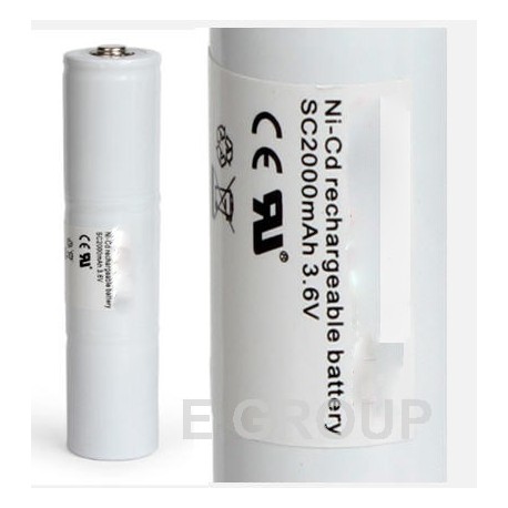 Ni-Cd Battery Pack 4.8V 800mA for Emergency Lights etc.