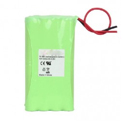 Ni-Cd High Temperature battery Pack 9.6V AA1300mAh for Emergency Lights etc.
