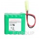 Ni-Cd High Temperature Emergency Lighting battery Pack 10.8V 400mAh